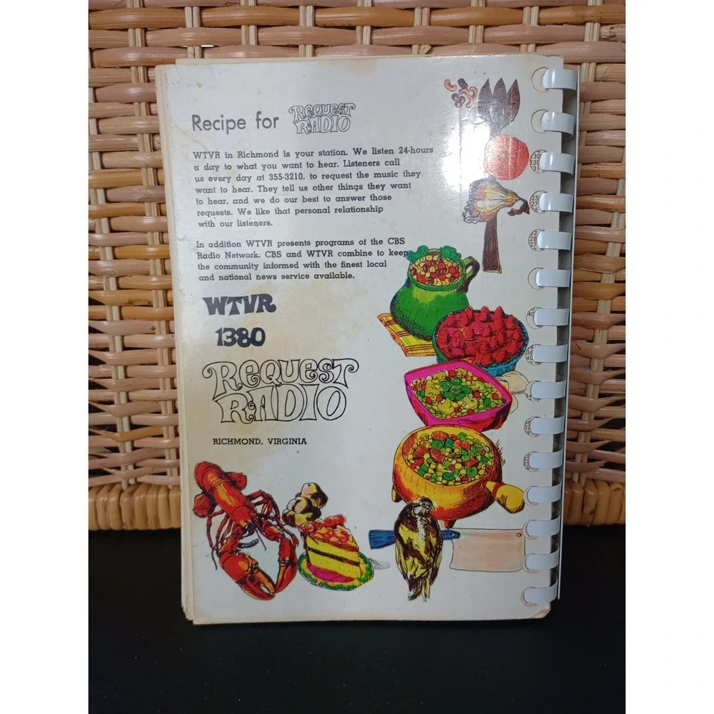 WTVR REQUEST RADIO 1380 Cookbook Richmond, Virginia‎ 1973